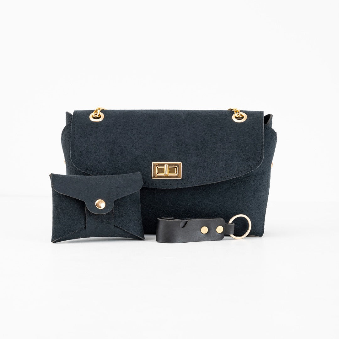 Eastern Elegance Handbag - Black