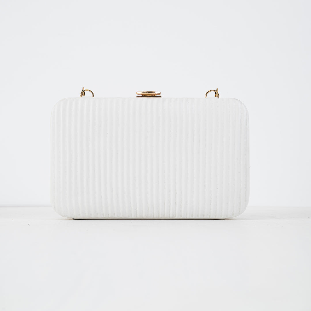 Designer Dreams Clutch - White