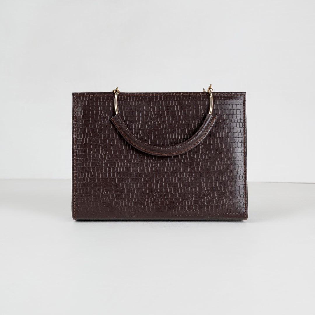 Lotus Bag  - Brown