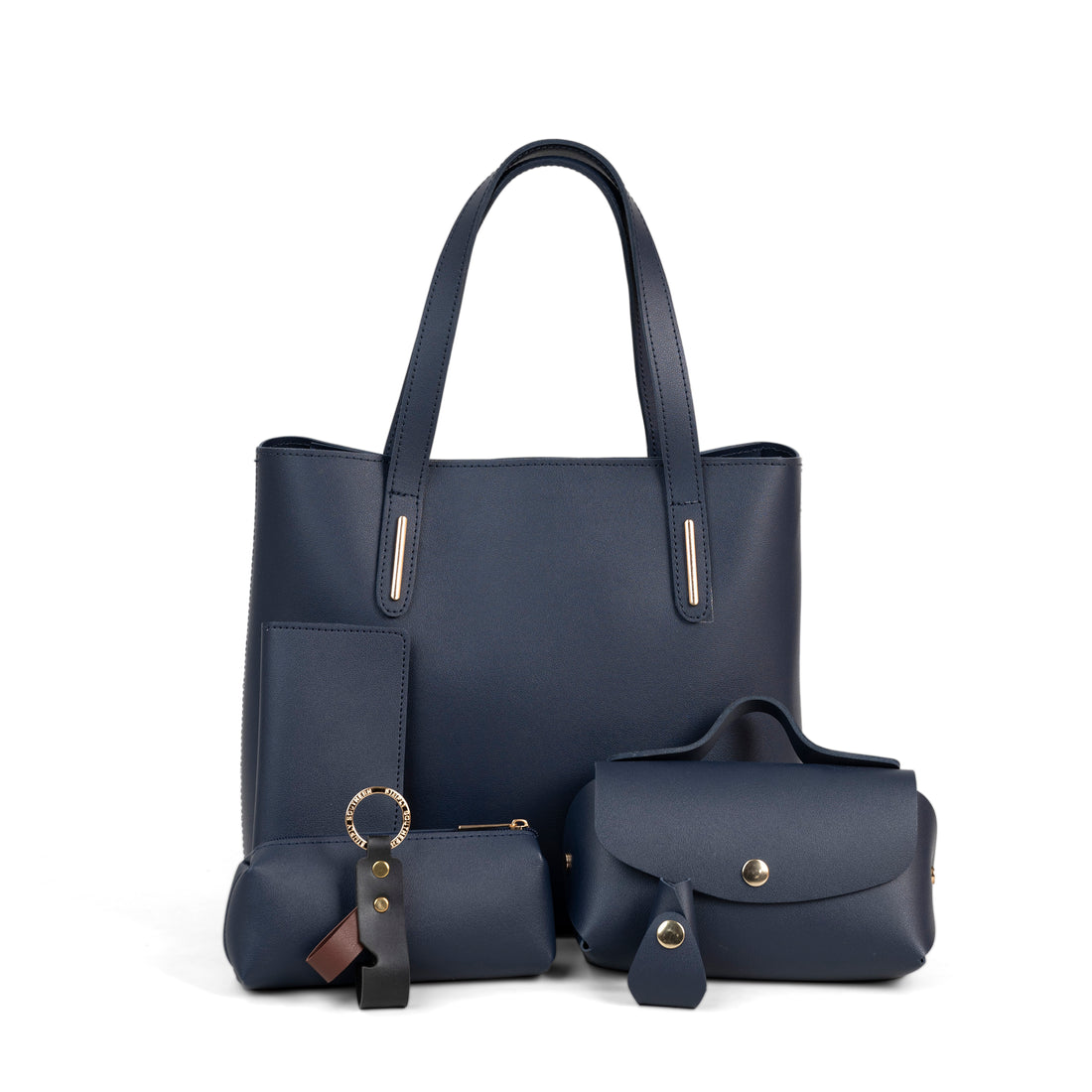 Mid Range Shoulder Bag - 6Pc  - Blue