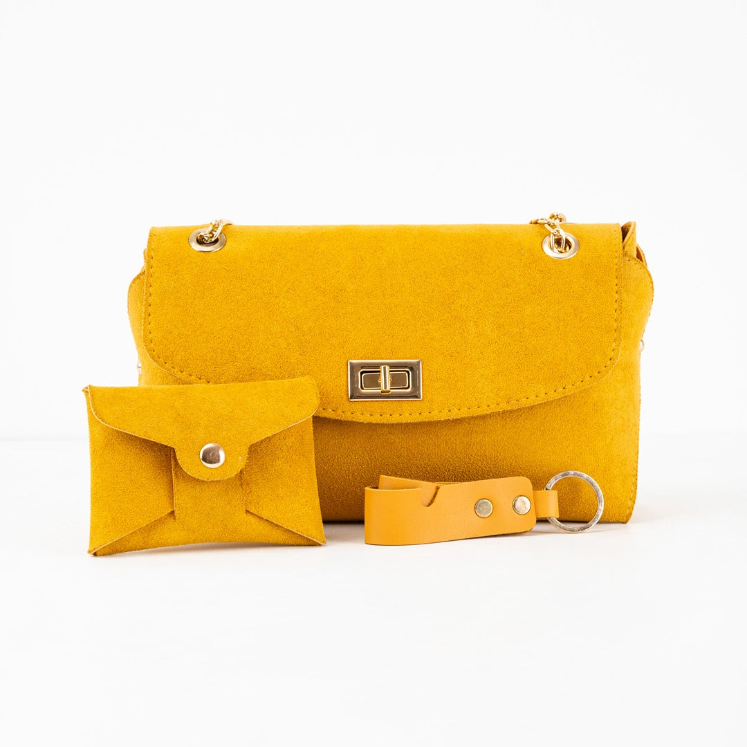 Eastern Elegance Handbag - Yellow